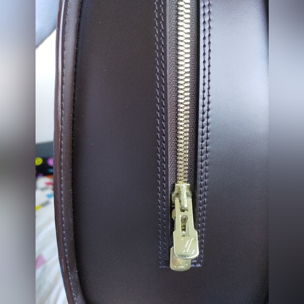 Louis Vuitton Sorbone Leather Briefcase Brown - Picture 12 of 17